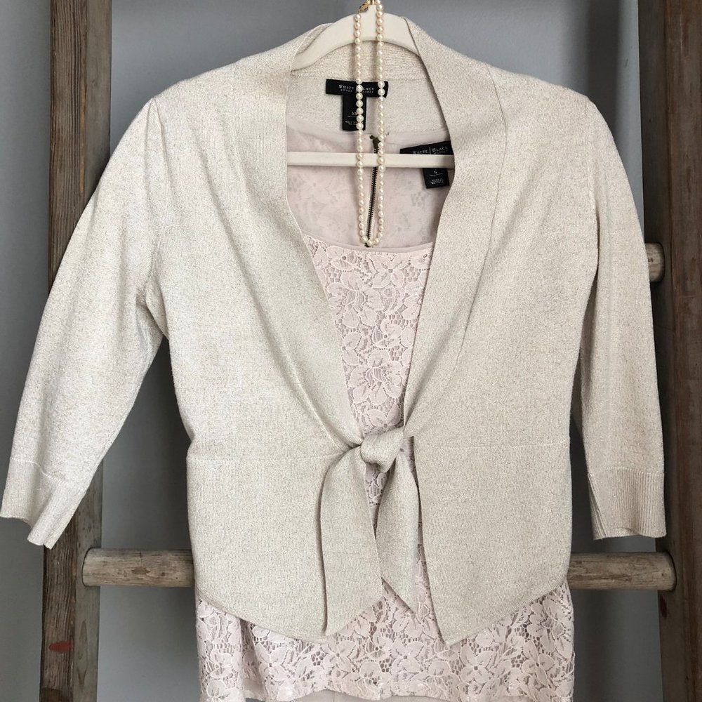 WHBM Metallic sweater (XS)